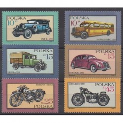 Poland - 1987 - Nb 2902/2907 - Cars - Motorcycles