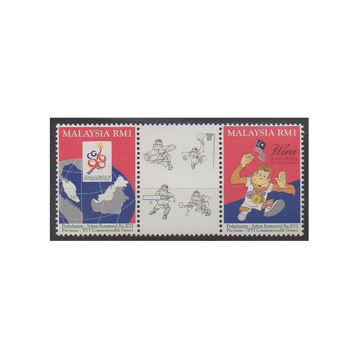 Acheter cette série de timbres de Malaisie de l'année 1994 (No 569/570).