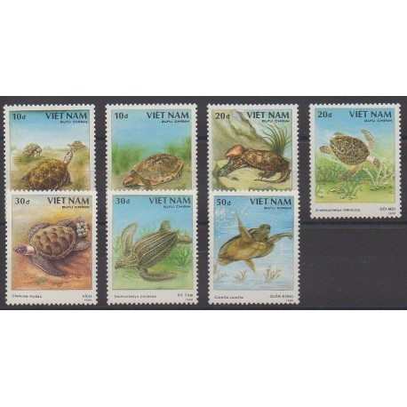 Vietnam - 1988 - Nb 868A/868G - Turtles