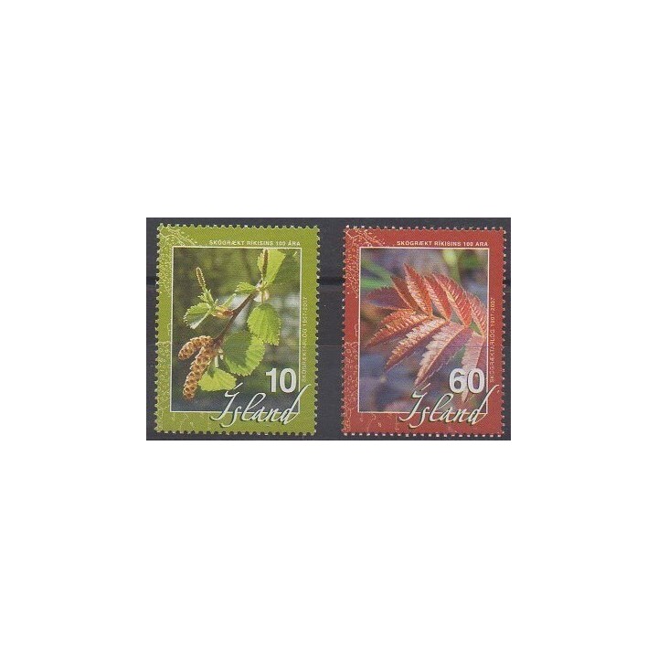 Buy this set of stamps of Iceland of the year 2007 (Nb 1083/1084).
