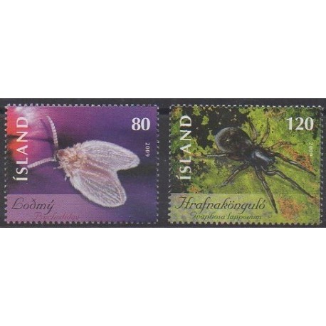 Islande - 2009 - No 1148/1149 - Insectes