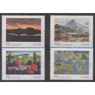 Acheter cette série de timbres d'Islande de l'année 2011 (No 1261/1264).