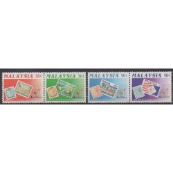 Malaisie - 1992 - No 490/493 - Timbres sur timbres