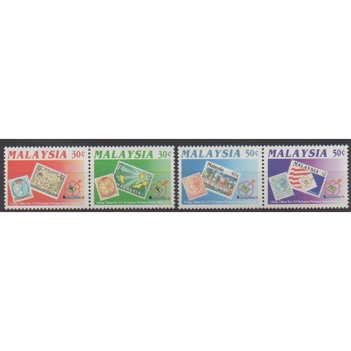 Buy this set of stamps of Malaysia of the year 1992 (Nb 490/493).