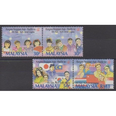 Malaysia - 1993 - Nb 499/502 - Health or Red cross