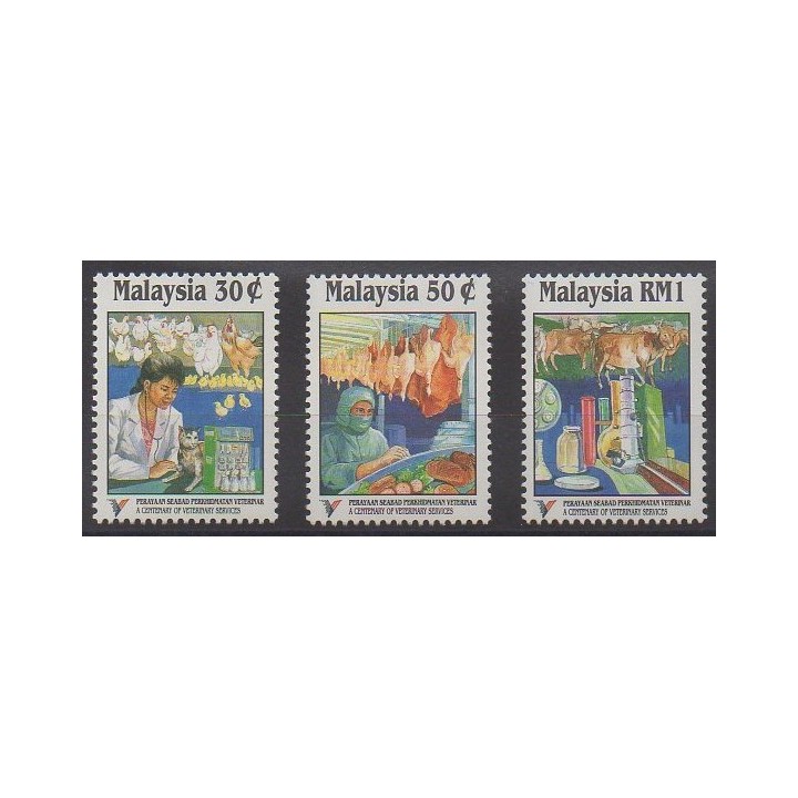 Buy this set of stamps of Malaysia of the year 1994 (Nb 535/537).