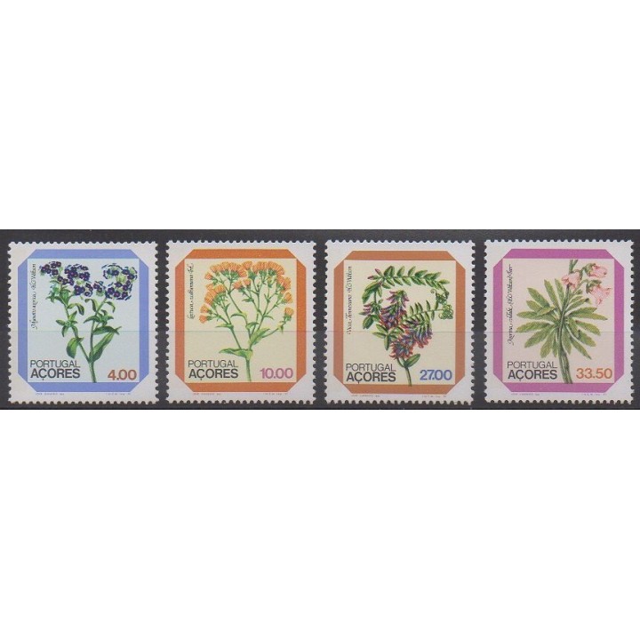 Acheter cette série de timbres du Portugal (Açores) de l'année 1982 (No 338/341).