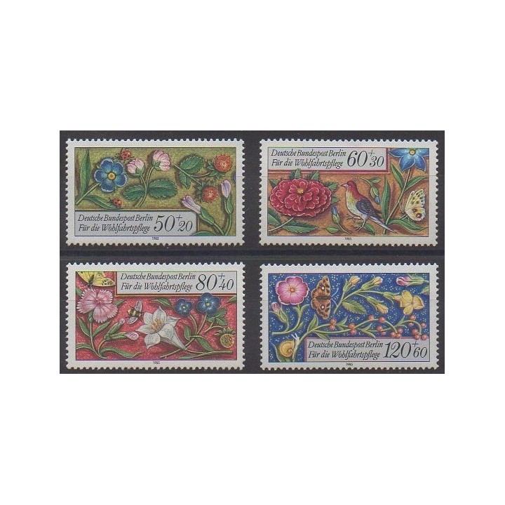 Acheter cette série de timbres de l'Allemagne occidentale (RFA - Berlin) de l'année 1985 (No 704/707).