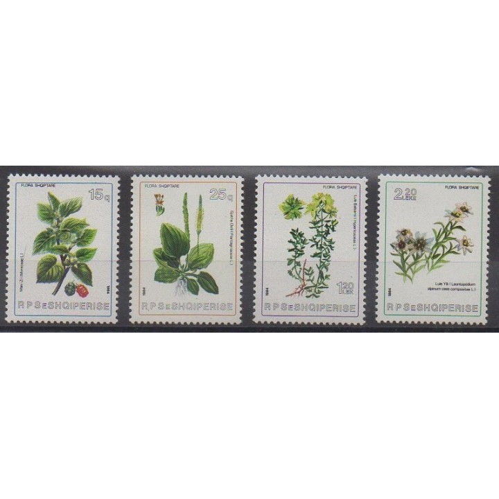 Acheter cette série de timbres d'Albanie de l'année 1984 (No 2036/2039).