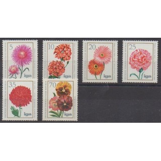 Acheter cette série de timbres d'Allemagne orientale (RDA) de l'année 1975 (No 1750/1755).