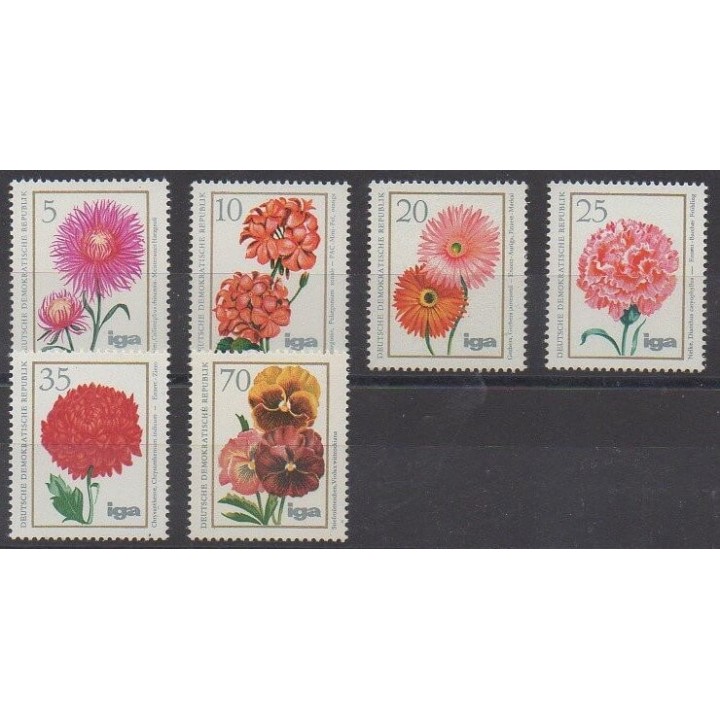 Buy this set of stamps of East Germany (GDR) of the year 1975 (Nb 1750/1755).
