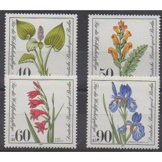 Acheter cette série de timbres de l'Allemagne occidentale (RFA - Berlin) de l'année 1981 (No 611/614).