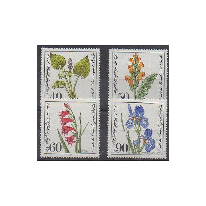 Buy this set of stamps of West Germany (FRG - Berlin) of the year 1981 (Nb 611/614).