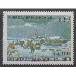Chile - 1981 - Nb 564 - Planes - Polar
