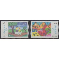 Chile - 1984 - Nb 681/682 - Christmas - Children's drawings