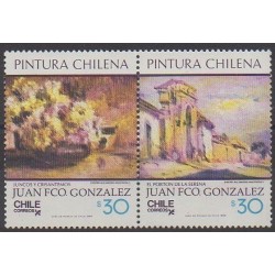 Chile - 1986 - Nb 748/749 - Paintings