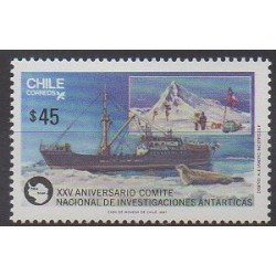 Chili - 1987 - No 830 - Navigation - Polaire