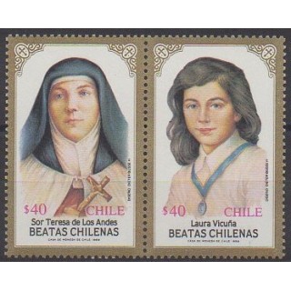 Acheter cette série de timbres du Chili de l'année 1989 (No 890/891).