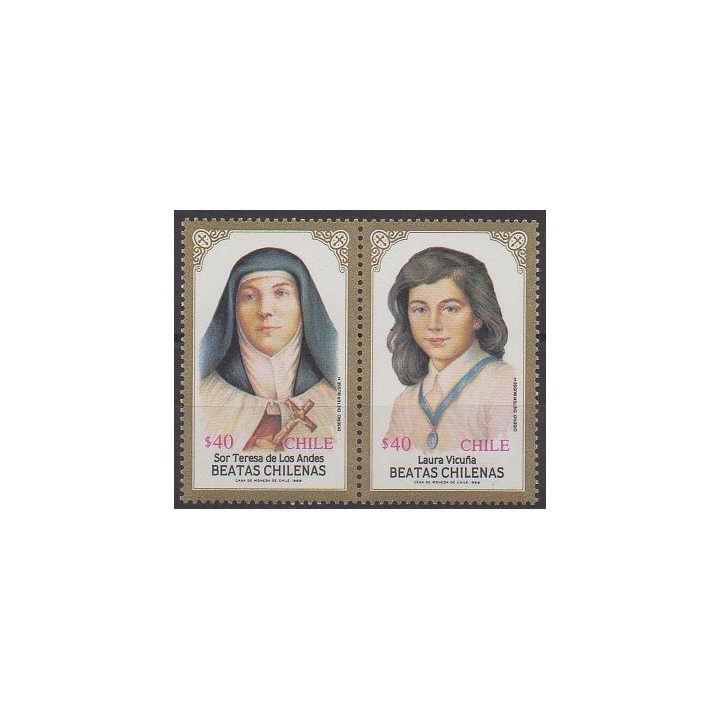 Buy this set of stamps of Chile of the year 1989 (Nb 890/891).