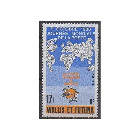 Wallis et Futuna - 1988 - No 382 - Service postal