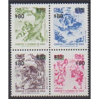 Acheter cette série de timbres du Chili de l'année 1994 (No 1236/1239).