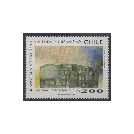 Chili - 1995 - No 1268 - Architecture
