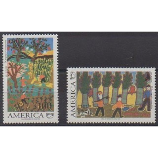 Buy this set of stamps of Chile of the year 1995 (Nb 1273/1274).