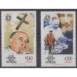 Chile - 1999 - Nb 1496/1497 - Religion