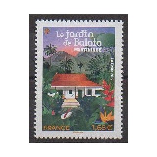 Buy this stamp of France of the year 2022 (Le jardin de Balata).
