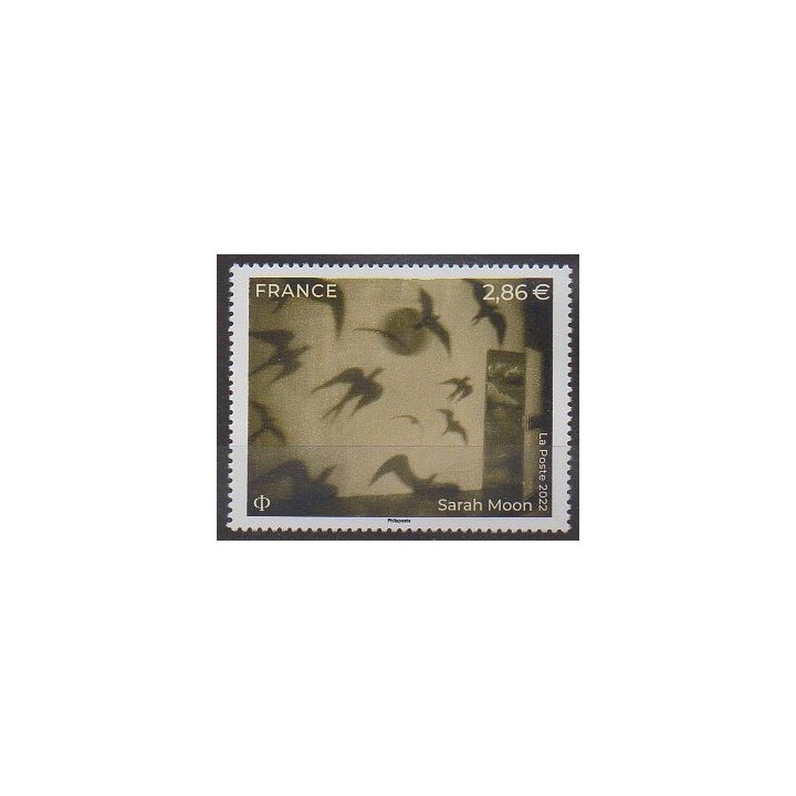 Buy this stamp of France of the year 2022 (Sarah Moon).