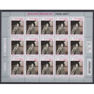 Buy this souvenir sheet  of France of the year 2022 (Nb F63 - Jeanne Moreau).