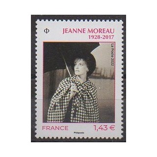Buy this stamp of France of the year 2022 (Jeanne Moreau).