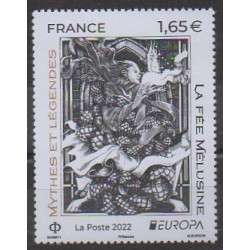 France - Poste - 2022 - No 5573 - Littérature - Europa
