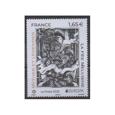 France - Poste - 2022 - Nb 5573 - Literature - Europa