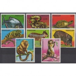 Paraguay - 1975 - Nb 1435/1442 - Animals
