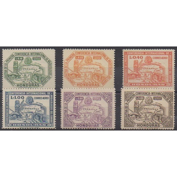 Acheter ces timbres du Honduras de l'année 1947 (No PA154/PA159). - Neuf avec charnière
