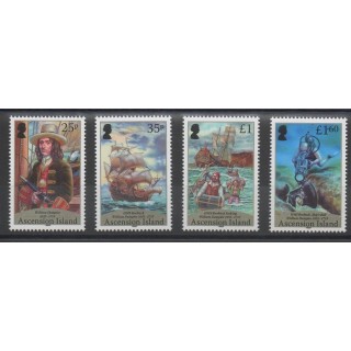 Timbres - Ascension (Ile de l') - 2015 - No 1153/1156 - bateaux