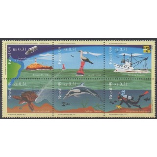 Acheter cette série de timbres du Brésil de l'année 1999 (No 2495/2500).