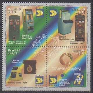 Acheter cette série de timbres du Brésil de l'année 1999 (No 2501/2504).