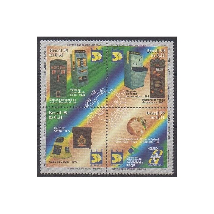 Buy this set of stamps of Brazil of the year 1999 (Nb 2501/2504).