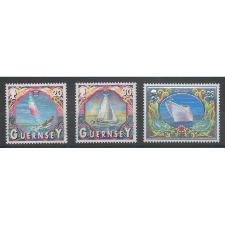 Guernsey - 2000 - Nb 865/867 - boats