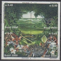 Brésil - 2000 - No 2588/2591 - Environnement