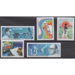 Buy this set of stamps of Brazil of the year 2000 (Nb 2595/2599).