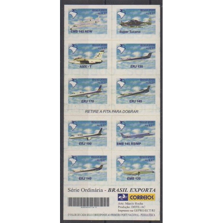 Acheter ce carnet du Brésil de l'année 2000 (No C2660A).