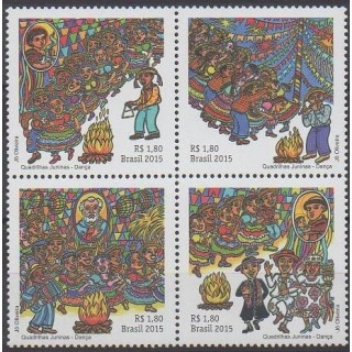Buy this set of stamps of Brazil of the year 2015 (Nb 3415/3418).