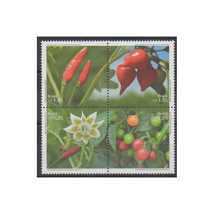 Acheter cette série de timbres du Brésil de l'année 2015 (No 3457/3460).