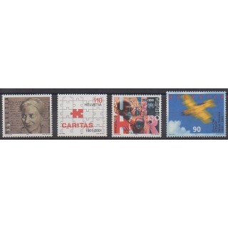 Buy this set of stamps of Swiss of the year 2001 (Nb 1671/1674).