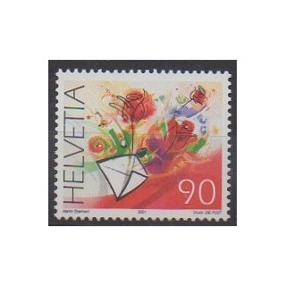 Buy this stamp of Swiss of the year 2001 (Nb 1675).