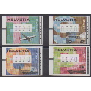 Buy this set of stamps of Swiss of the year 2001 (Nb TD16/TD19).