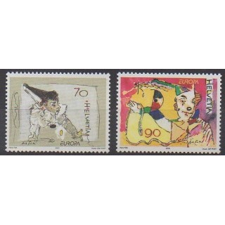 Acheter cette série de timbres de Suisse de l'année 2002 (No 1719/1720).